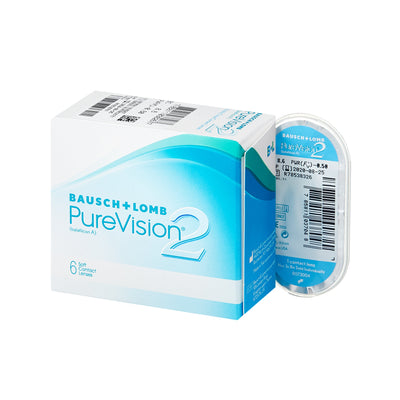 Pure Vision 2 Clear lenses  1 Month, Silicone Hydrogel, Spheric Pure Vision Lenzy