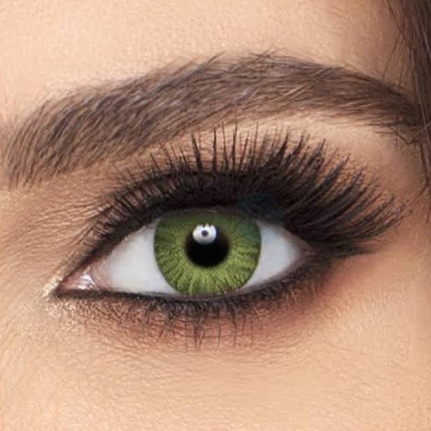Freshlook - Colorblends - Gemstone Green Colored Lenses  Color_Green, Green Freshlook Lenzy