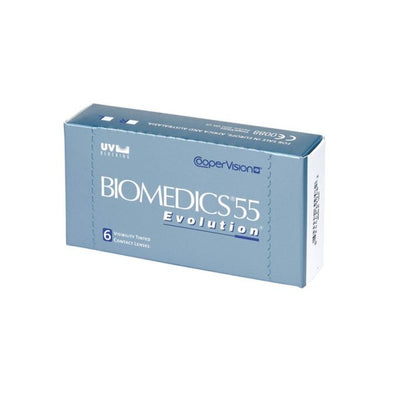 Biomedics - Box of 6 Clear lenses  1 Month, Spheric Biomedics Lenzy