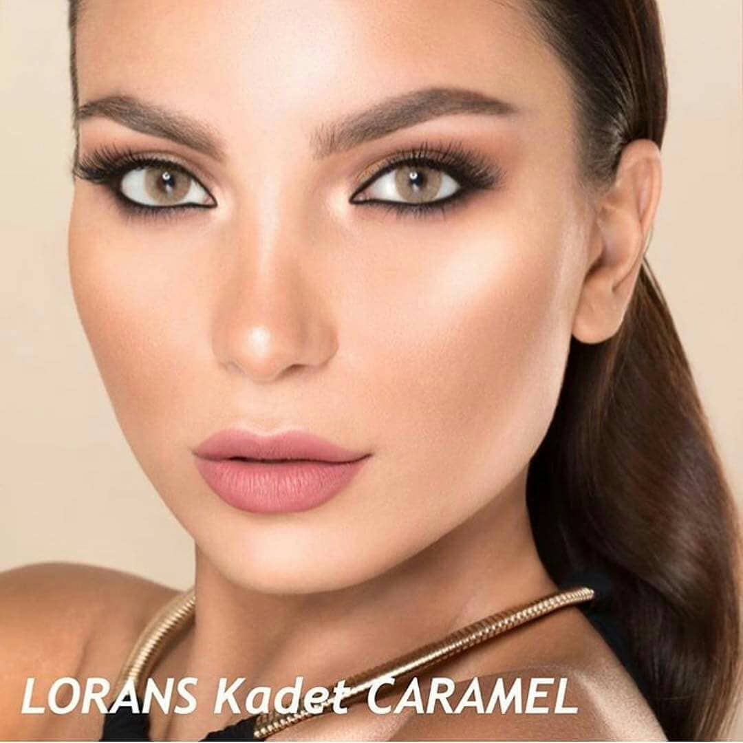 Lorans - Kadet Caramel Colored Lenses  Hazel Lorans Lenzy