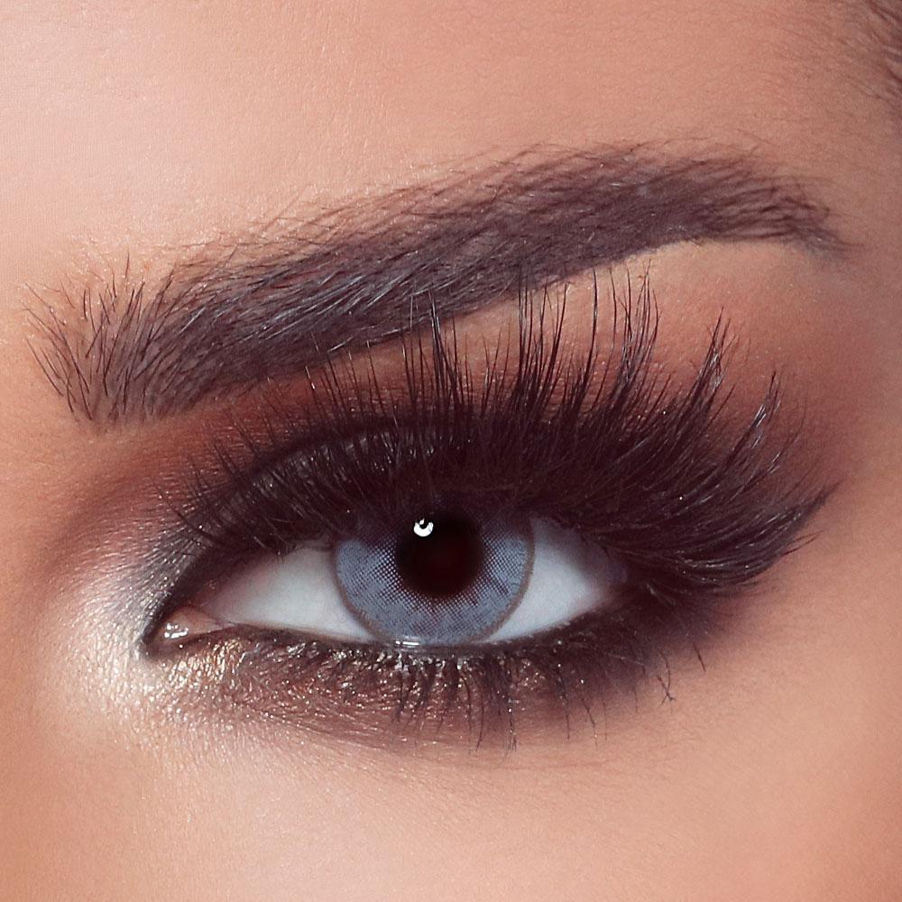 Bella The Secret - 1 Day -Bulish Gray Colored Lenses  1 Day, Color_Grey, Grey, Usage_1 Day Bella Lenzy