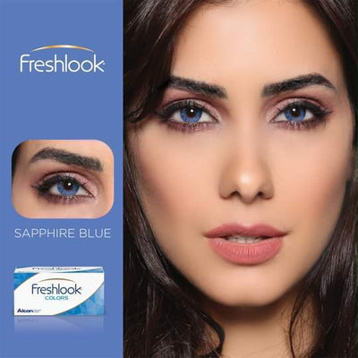 Freshlook - Colors - Sapphire Blue Colored Lenses  Blue, Color_Blue Freshlook Lenzy