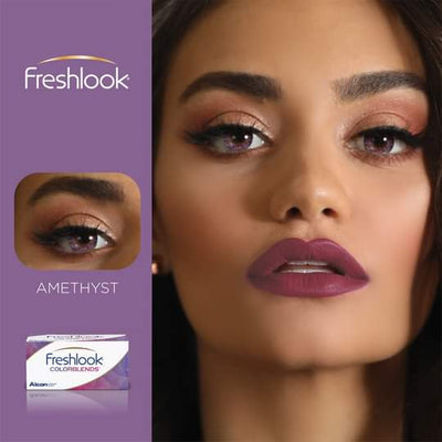 Freshlook - Colorblends - Amethyst Colored Lenses  Blue, Violet Freshlook Lenzy