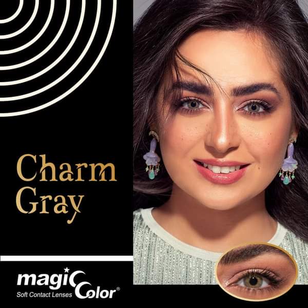 Magic Color - Charm Gray Colored Lenses  Gray Magic Color Lenzy