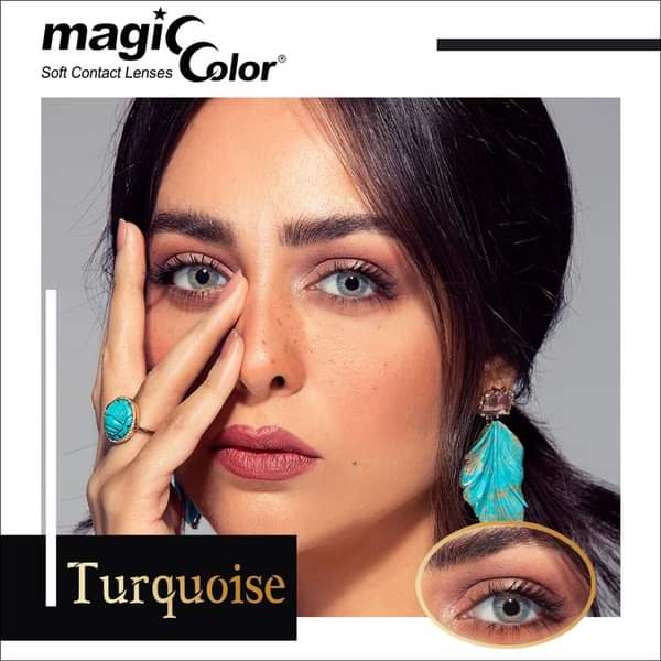 Magic Color - Turquoise Colored Lenses  Blue Magic Color Lenzy