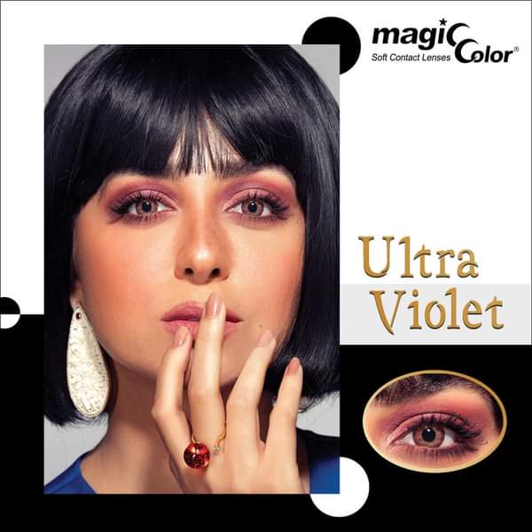 Magic Color - Ultra Violet Colored Lenses  Hazel Magic Color Lenzy