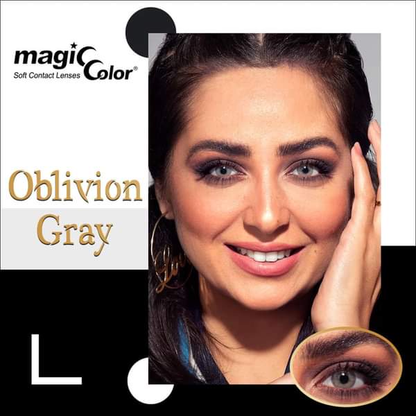 Magic Color - Oblivion Gray Colored Lenses  Gray Magic Color Lenzy