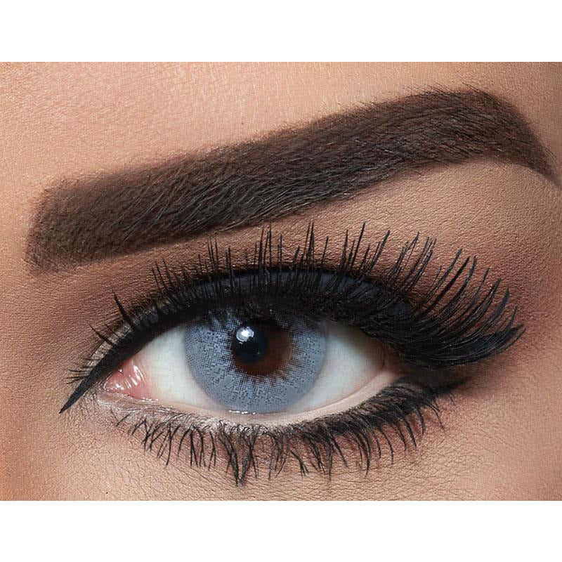 Bella - Diamond - Gray Shadow Colored Lenses  Color_Grey, Grey Bella Lenzy