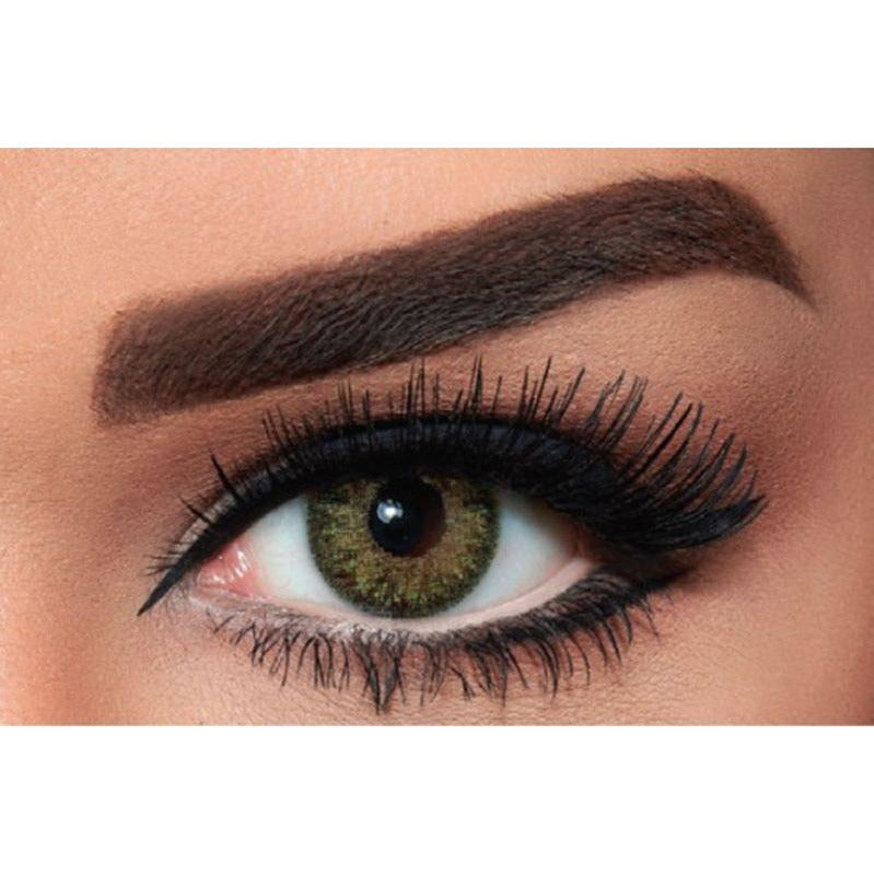 Bella - Natural - Green Yellow Colored Lenses  Green, Yellow Bella Lenzy