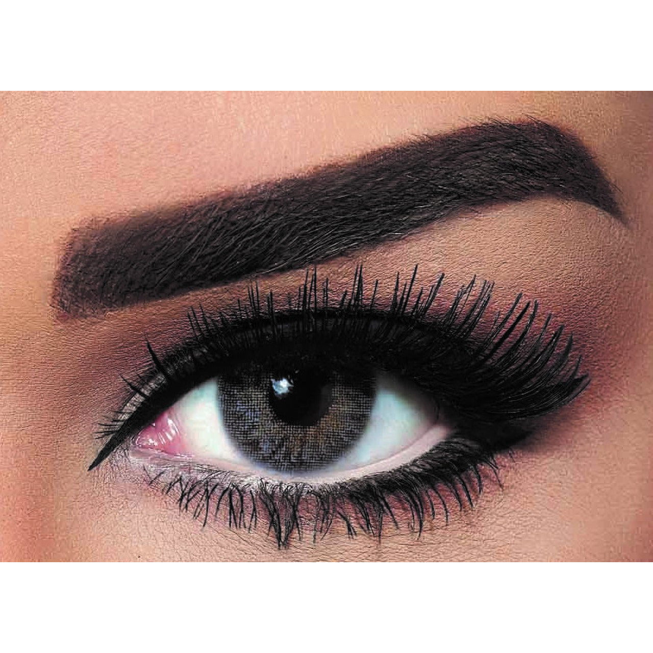 Bella - Natural - Gray Colored Lenses  Color_Grey, Grey Bella Lenzy