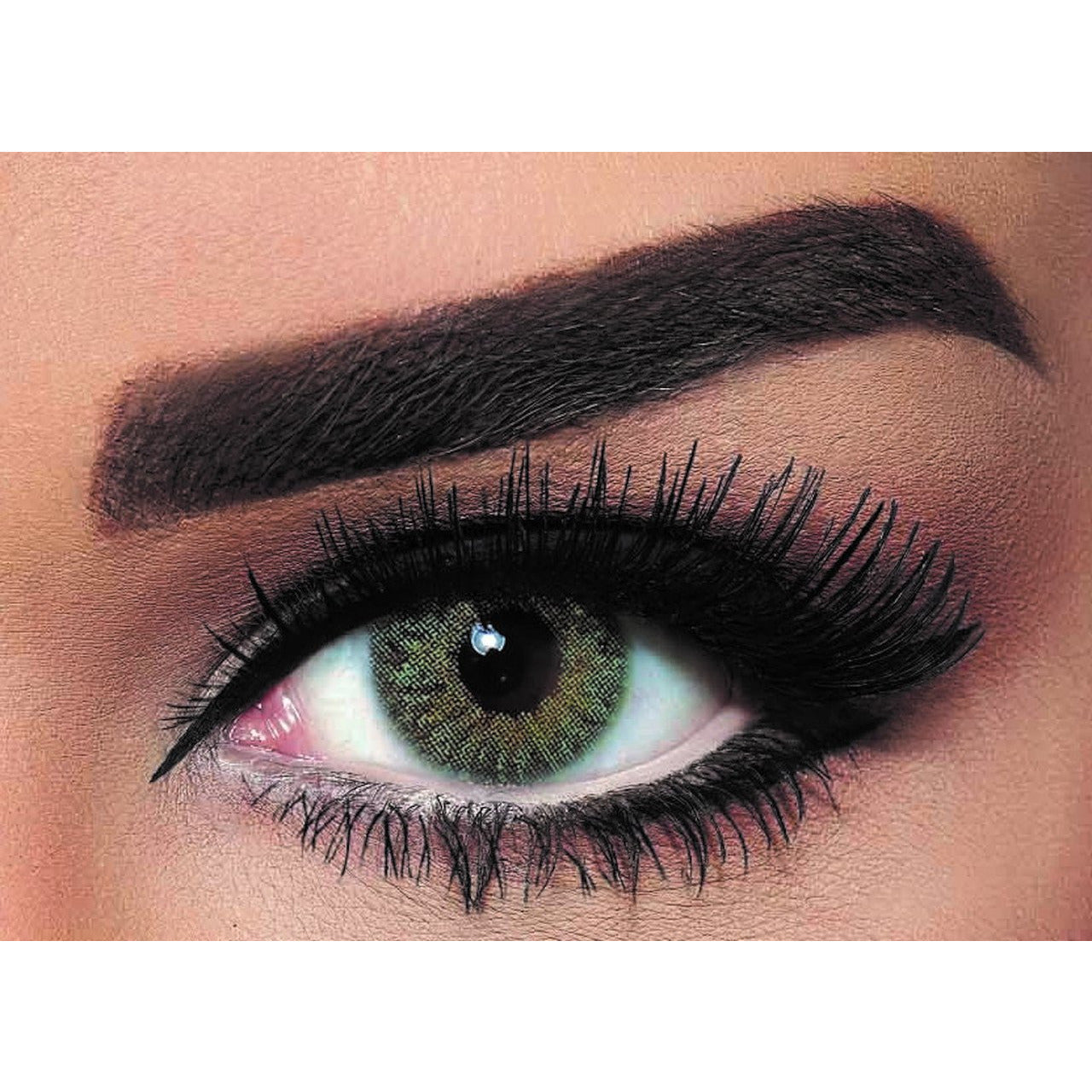 Bella - Natural - Green Colored Lenses  Color_Green, Green Bella Lenzy