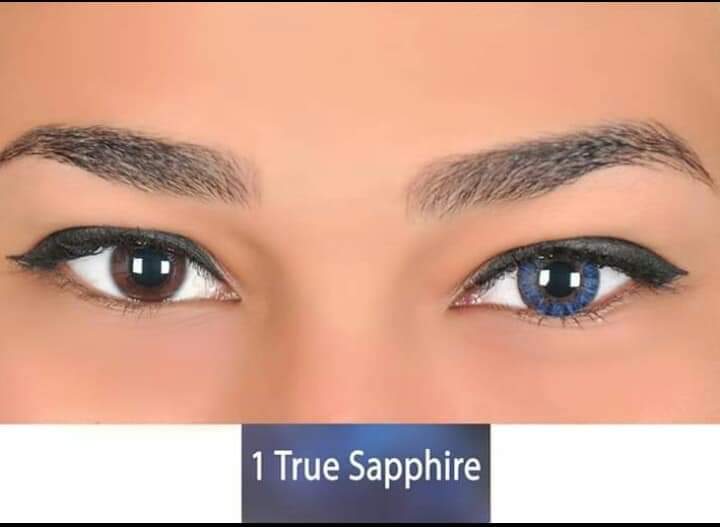 Clear Vision - True Sapphire Colored Lenses  Blue Clear vision Lenzy