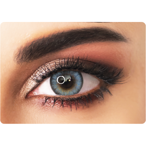 Adore - Gold - Bi Aqua Colored Lenses  Blue Adore Lenzy
