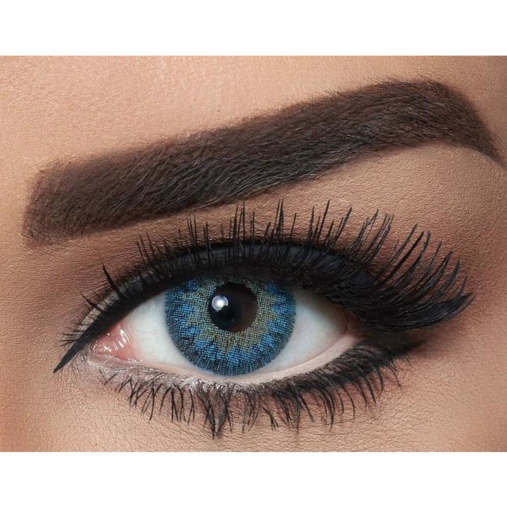 Bella - Natural - Cool Blue Colored Lenses  Blue, Color_Blue Bella Lenzy