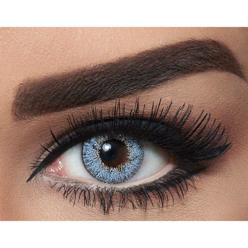 Bella - Natural - Gray Blue Colored Lenses  Blue, Color_Blue Bella Lenzy
