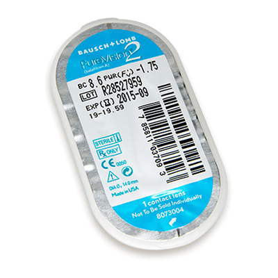 Pure Vision 2 Clear lenses  1 Month, Silicone Hydrogel, Spheric Pure Vision Lenzy