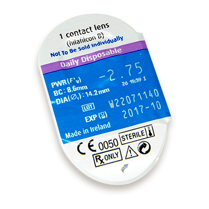 Soflens - 1 Day Clear lenses  1 Day, Spheric, Usage_1 Day Soflens Lenzy
